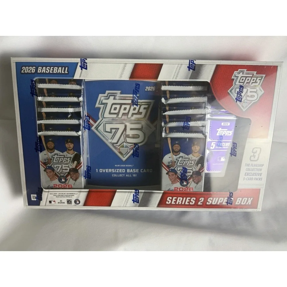 2026 TOPPS SERIES 2 Flagship Collection Super Box (184 cards) MLB Baseball NEW